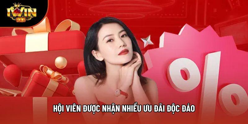 Hội viên được nhận nhiều ưu đãi độc đáo