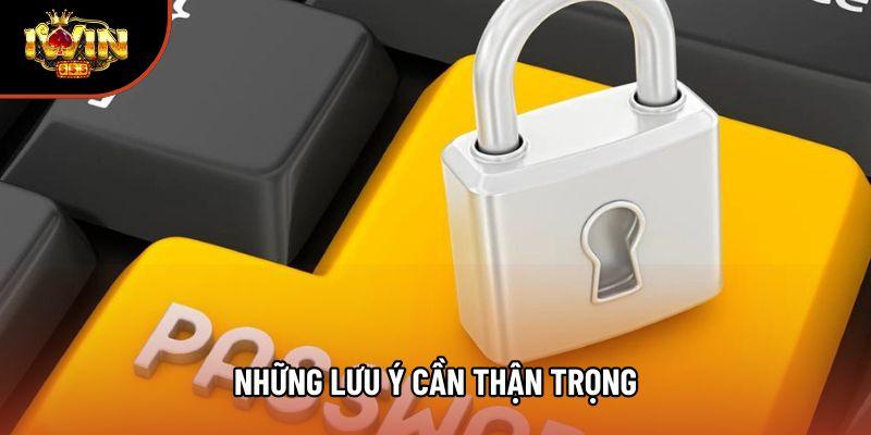 Những lưu ý cần thận trọng Những lưu ý cần thận trọng
