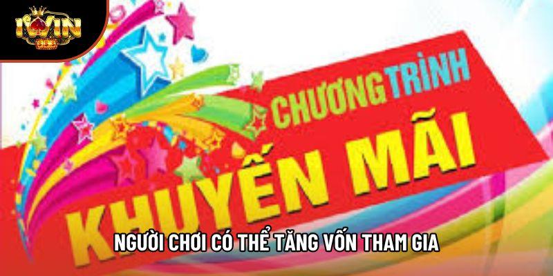 Người chơi có thể tăng vốn tham gia