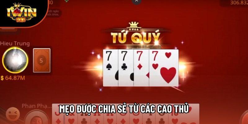 Mẹo được chia sẻ từ các cao thủ